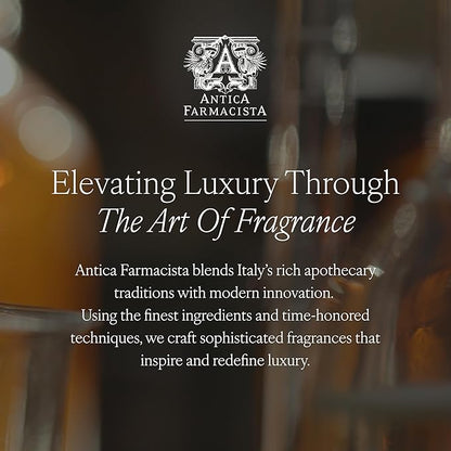 Antica Farmacista Holiday Home Ambiance Diffuser - Long-Lasting Reed Scent Diffuser - Luxury Room Freshener Gift - Prosecco Black, 33.8 fl oz