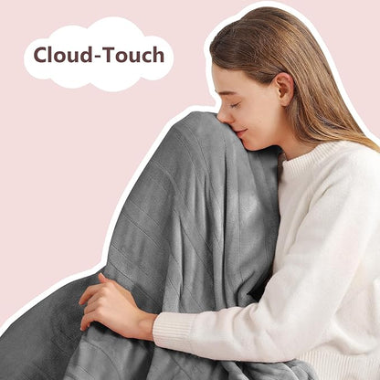 Heated Blankets King Size Electric Blankets 100''X90'', Soft Cozy Flannel Electric Blanket King with Dual Controllers, 5 Heating Level & 10 Hour Auto Off, ETL Certified & Machine Washable, Warm Gifts