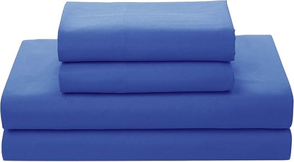 Sweet Home Collection 5 Piece Comforter Set Bag Solid Color All Season Soft Down Alternative Blanket & Luxurious Microfiber Bed Sheets, Siena, Twin
