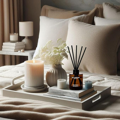 Flora D’Amour Reed Diffuser Oil for Home – Long Lasting Diffusers for Home with Rose, Peony, Magnolia & Peach – Premium Aroma Fragrance for Room, Bedroom & Bathroom – 150ml