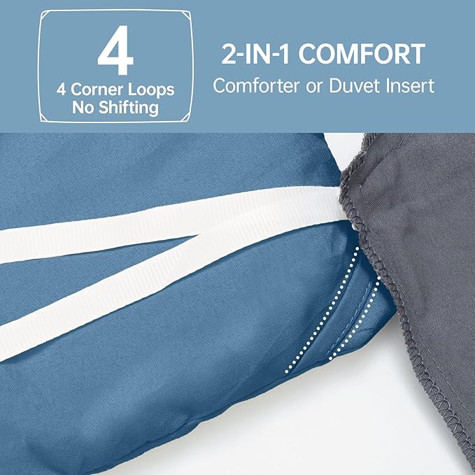 MUXHOMO Queen Comforter Set, All Season Ultra Soft Down Alternative Bedding - 3 Piece Lightweight Bed Set Includes 1 Comforter (90"x90") and 2 Pillow Shams (20"x26"), Teal