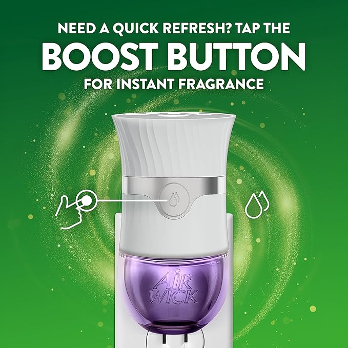 Air Wick Plug in Scented Oil Refill, 10ct, Lavender & Chamomile, Air Freshener, Essential Oils, Eco Friendly