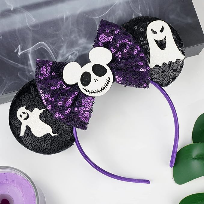 FANYITY Mouse Ears, Sequin Mouse Ears Headband for Boys Girls Women (YL)