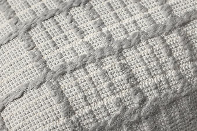 Loloi Magnolia Home by Joanna Gaines Liv Collection PMH0064 Grey 13'' x 35'' Cover w/Poly Pillow