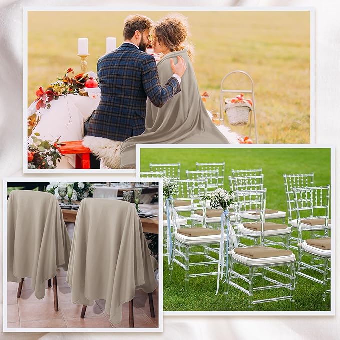 Buryeah 10 Pcs Fleece Blanket Bulk Soft Warm Fleece Blankets Cozy Lightweight Throw Blankets Plush Pet Throw Blanket for Home Bed Sofa Office Wedding Gifts Travel(50" x 60",Light Tan)
