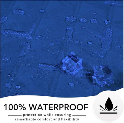 Easy-Going 100% Waterproof Dog Bed Cover, Non-Slip Pet Blanket for Furniture, Washable Couch Cover, Repleasement Sofa Cover (68X82 in,Classic Blue)