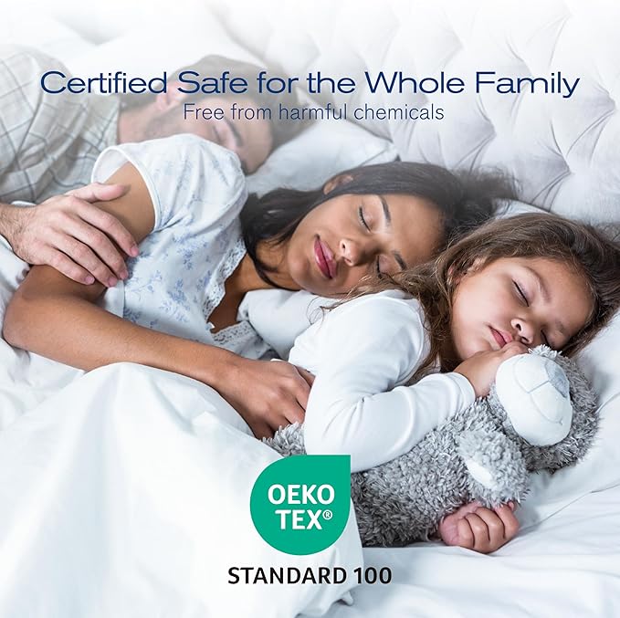 Standard Pillows Set of 2, Ultra Thick Down Alternative Bed Pillows,Cooling Hotel Quality Standard Pillow for Back, Stomach or Side Sleepers, Machine Washable (White,2 Pack)