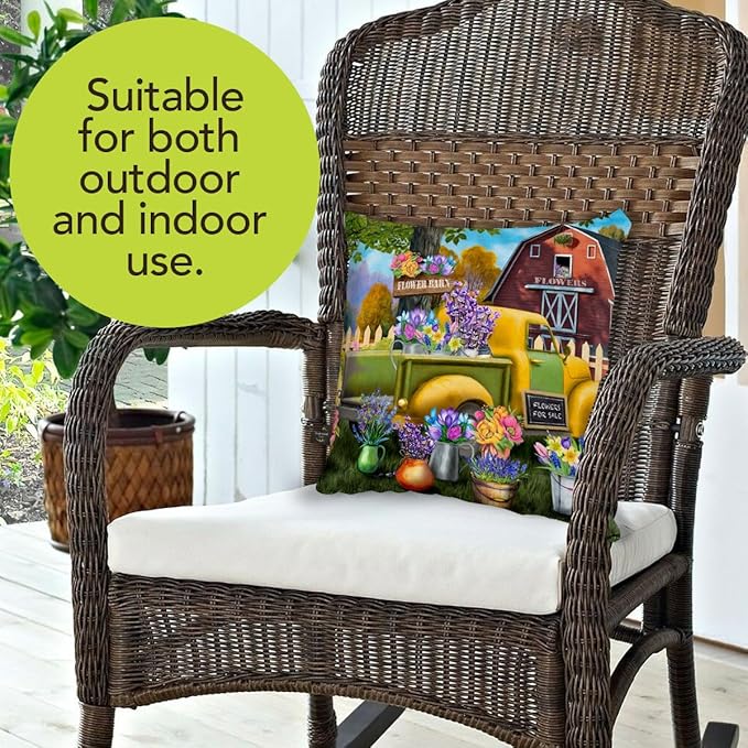 Briarwood Lane Flower Barn Spring Decorative Pillow