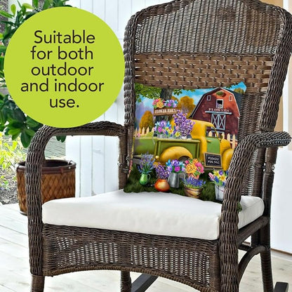 Briarwood Lane Flower Barn Spring Decorative Pillow