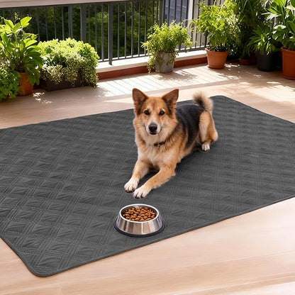 hyha Waterproof Dog Blanket, Reversible Pet Bed Blanket, Soft Sofa Couch Cover for Dogs Washable, Waterproof Pet Couch Covers for Sofa Puppy Cats Furniture Protector(52"x82", Dark Grey/Dark Grey)