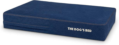 The Dog’s Bed Orthopedic Memory Foam Dog Bed Mattress, Oxford Fabric, Real Blue Denim, L, 6-Inch