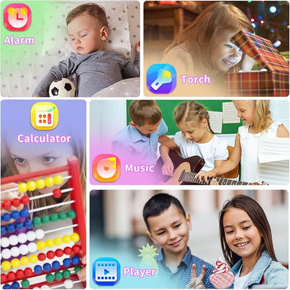 Kids Smart Watch Girls Ages 4-12, Smart Watch for Kids with HD Touch Screen 39 Games Camera Video Alarm Music Pedometer Flashlight 12/24 hr Educational Toys Birthday Gifts for Girls Age 6 7 8 9 10