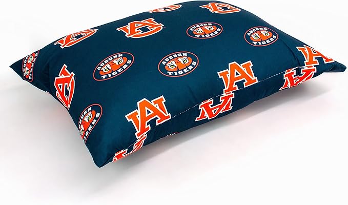 College Covers Everything Comfy Auburn Tigers Pillowcase Pair, King, 20" x 40", Includes 2 King Pillowcases