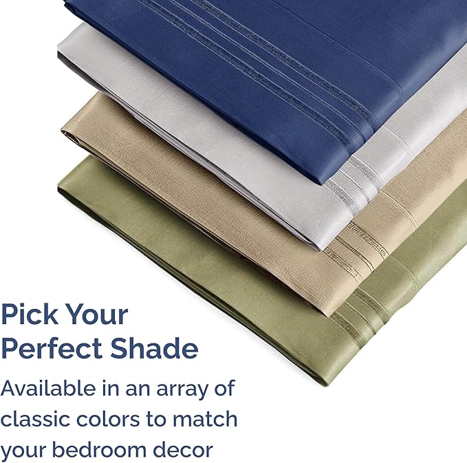 Queen Pillow Cases Set of 2 - Ultra Soft Hotel Quality Pillowcase Covers - Comfy, Cozy & Wrinkle Free - Shrinkage, Stain and Fade Resistant - Machine Washable Pillow Protectors - 2 Piece Set - White