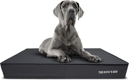 The Dog’s Bed Orthopedic Memory Foam Dog Bed Mattress, Oxford Fabric, Grey with Black Trim, XXL, 6-Inch