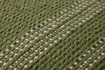 Loloi II Collection PLL0131 Green/Ivory 20'' x 20'' Cover w/Down Pillow