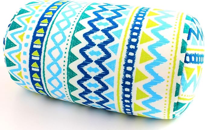 Bookishbunny Microbead Cylinder Bolster Roll Pillow 13" x 7" (BlueWave)