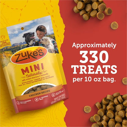 Zukes, Treats Mini Naturals Chicken Recipe, 6 Ounce