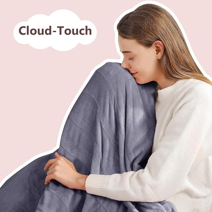 Heated Blankets King Size Electric Blankets 100''X90'', Soft Cozy Flannel Electric Blanket King with Dual Controllers, 5 Heating Level & 10 Hour Auto Off, ETL Certified & Machine Washable, Warm Gifts
