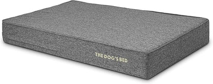 The Dog’s Bed Orthopedic Memory Foam Dog Bed Mattress, Linen Fabric, Grey Linen, XL, 6-Inch