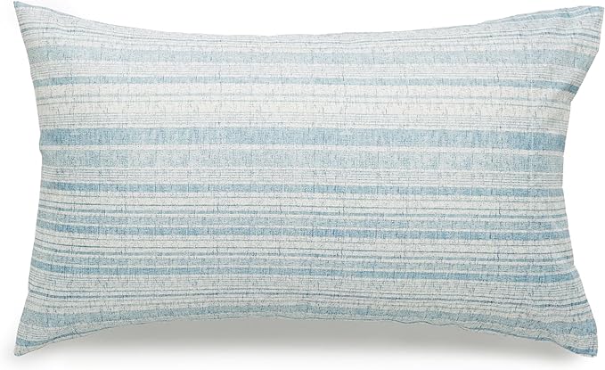 Amazon Basics 7-Piece Lightweight Microfiber Comforter Set, Full/Queen, Navy Geometrics