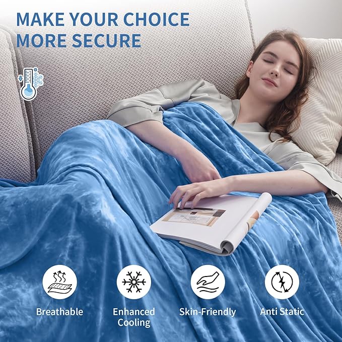 Guohaoi Cooling Throw Blanket for Hot Sleepers,Decortive Tie Dye,Arc-Chill Q-Max >0.5Cool Fiber,100% Oeko-Tex Certified,Lightweight Summer Cool Blanket for Ultra Cold Breathable,Keep Cool,60''x90''