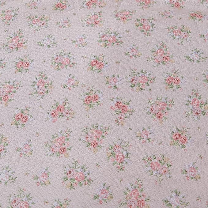 Floral Queen Comforter Set 3 Pieces Soft Cute Floral Bedding Comforter Lightweight Garden Style Queen Floral Botanical Comforter Set for All Seasons 1 Comforter and 2 Pillowcases