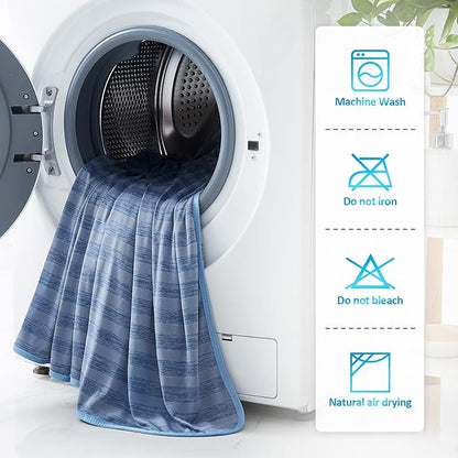 Guohaoi Cooling Blanket (90"x90"Queen Size) for Hot Sleepers and Night Sweats,100% Oeko-Tex Certified,Arc-Chill Q-Max >0.5 Cool Fiber,Ultra Cold Breathable,Comfortable,All-Season.