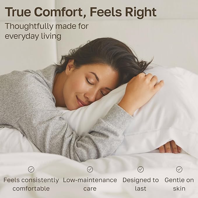 CALIFORNIA DESIGN DEN 5-Star Hotel 600 Thread Count 100% Cotton Sheets Set, Soft & Smooth Queen Sheet Set with Deep Pockets, Quality Beats Egyptian Cotton Claims (Blush Pink)