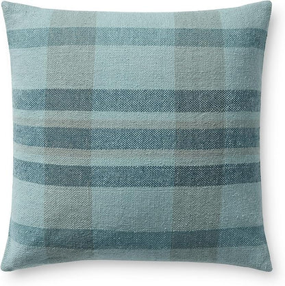 Loloi Chris Loves Julia Andi Collection PCJ0034 Blue/Multi 18'' x 18'' Cover w/Poly Pillow