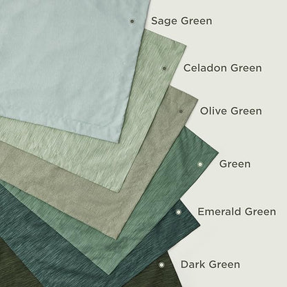 Bedsure Twin/Twin XL Comforter Set - Emerald Green Soft Bedding for All Seasons, Cationic Dyed Bed Set, 2 Pieces, 1 Twin Size Comforter (68"x88") and 1 Pillow Sham (20"x26"+2")