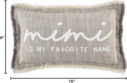Mud Pie Grandmother Small Pillow, 15" x 9", Mimi