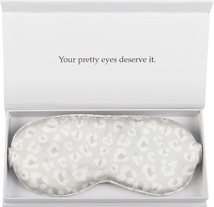 Silk Sleep Mask Light Blocking Luxury 100% Mulberry 22mm Silk Eye Mask Eye Cover Blindfold Ultra Soft Light & Comfy Anti Aging Skin Care with Travel Bag Gift Package