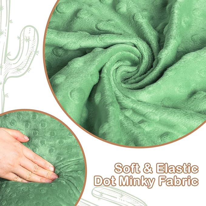 AELS Set of 2 Cactus Decorative Throw Pillows, 22"& 14" Cactus Plush Pillow Set, 3D Office Nap Pillow, Cute Succulent Throw Pillow for Nursery Bedroom Room Decor, Sage Green & Grass Green