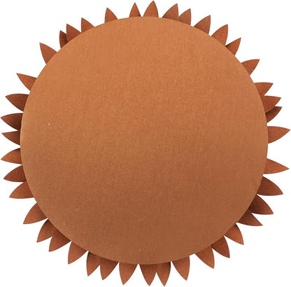 Contempo Lifestyles 3D Daisy Flower Decorative Pillow, Plush, 18" Flower, 16" Pillow With Insert, Solid Mocha