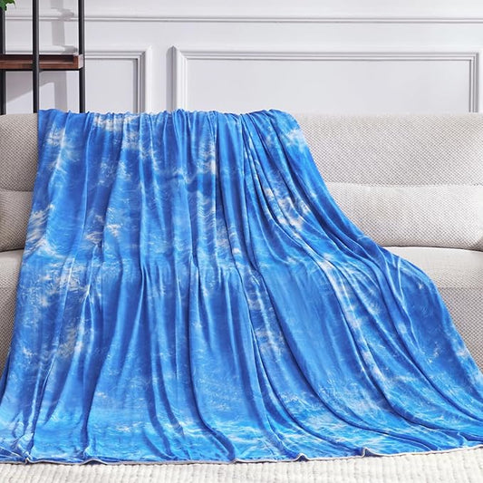 Guohaoi Cooling Throw Blanket for Hot Sleepers,Decortive Tie Dye,Arc-Chill Q-Max >0.5Cool Fiber,100% Oeko-Tex Certified,Lightweight Summer Cool Blanket for Ultra Cold Breathable,Keep Cool,60''x90''