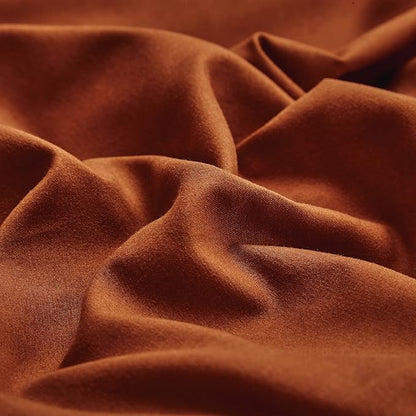 CLOTHKNOW Burnt Orange Comforter Full Size 3Pcs Terracotta Bedding Comforter Sets All Season Soft Rust Comforters Caramel Comforter with 2 x Pillowcases