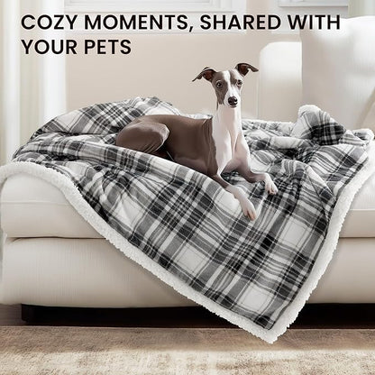 Heated Blanket Electric Throw-50''x60''Ultra Soft Cozy Plaid Flannel Fast Heating Electric Blanket with 10 Heat Levels & 10 Hrs Auto Off, ETL Certified, Keep Warm in Home Office (Grey)