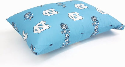 College Covers Everything Comfy North Carolina Tar Heels King Pillowcase Pair, King, 20" x 40", Includes 2 King Pillowcases