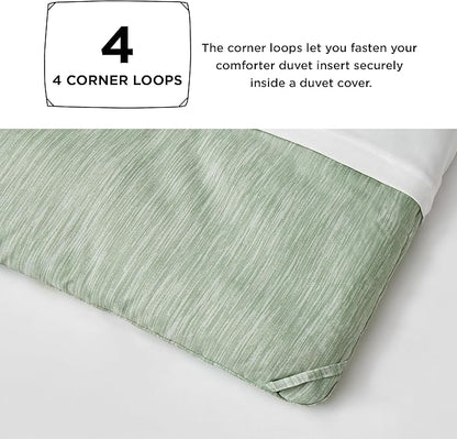 Bedsure Queen Comforter Set - Celadon Green Soft Bedding for All Seasons, Cationic Dyed Bed Set, 3 Pieces, 1 Queen Size Comforter (90"x90") and 2 Pillow Shams (20"x26"+2")