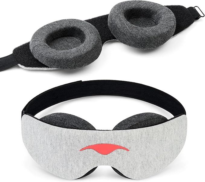 Manta Sleep Pro & Slim Duo - Manta Slim Sleep Mask + Manta Pro Sleep Mask - 100% Total Blackout, Fully Adjustable, Zero Eye Pressure Eye Mask for Sleeping, Travels and Nap