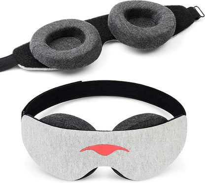 Manta Sleep Pro & Slim Duo - Manta Slim Sleep Mask + Manta Pro Sleep Mask - 100% Total Blackout, Fully Adjustable, Zero Eye Pressure Eye Mask for Sleeping, Travels and Nap