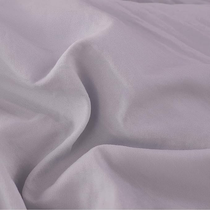 WRENSONGE Queen Comforter Set - 3 Pieces Prewashed Lilac Comforter Soft Lightweight for All Seasons,Down Alternative Comforters Queen Size with 2 Pillow Shams