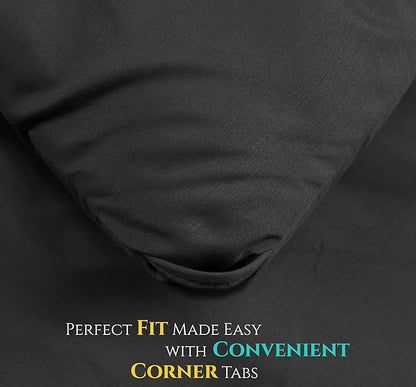 Queen Comforter Set 3 Piece Grey by Utopia Bedding, Comforters Queen Size, Bedding Comforters Sets, Down Alternative Soft Bed Set, 1 Comforter (88 x 88 inches) 2 Pillow Shams (20 x 26 inches)
