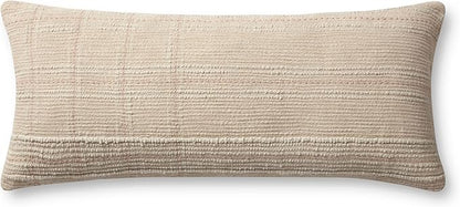 Loloi Angela Rose x Calista Collection PAR0019 Ivory/Blush 13'' x 35'' Cover w/Poly Pillow