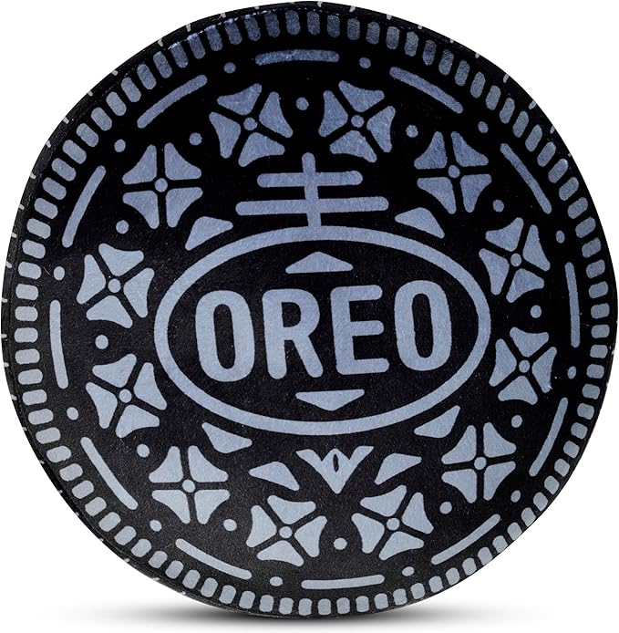 iscream Oreo Cookie Shaped 10.5" Mini Fleece Accent Pillow