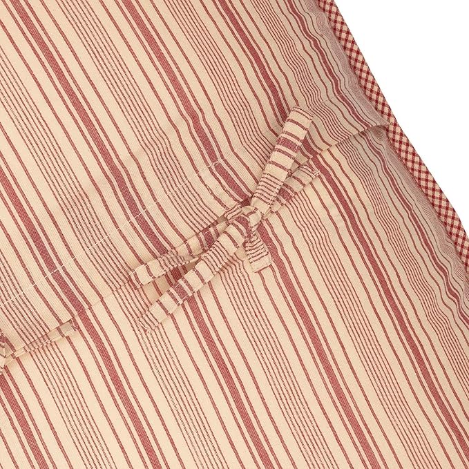 VHC Brands Sawyer Mill™ Red Quilted Euro Sham 26x26 Bedding Accessory