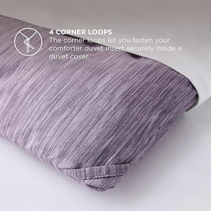 Bedsure Twin/Twin XL Comforter Set - Dark Red Soft Bedding for All Seasons, Cationic Dyed Bed Set, 2 Pieces, 1 Twin Size Comforter (68"x88") and 1 Pillow Sham (20"x26"+2")