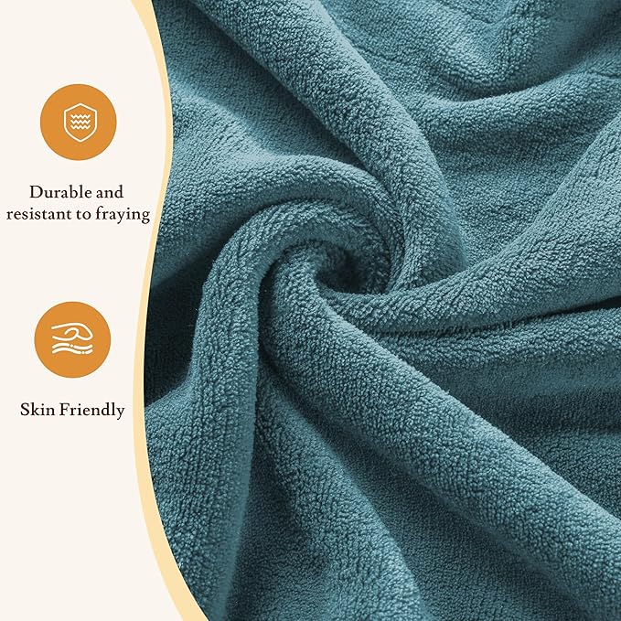 Electric Heated Blanket 90"x100" King Size - 4 Heat Settings & Dual Controllers, 10H Auto Shut Off, Ultra-Soft Coral Fleece Heated Blanket with Overheat Protection, Teal