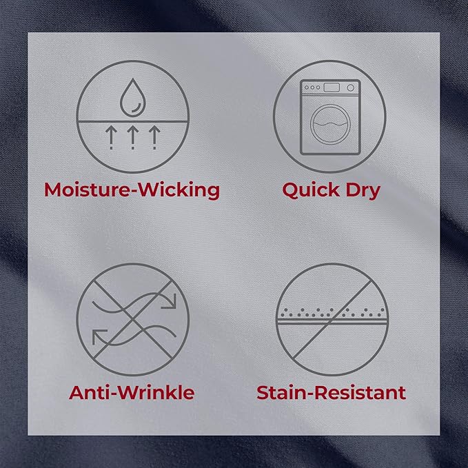 Mellanni Extra Deep King Sheets - 4 PC Iconic Collection Bedding - Hotel Luxury, Ultra Soft, Cooling Bed Sheets - Wrinkle, Fade, Stain Resistant (King, Navy Blue)